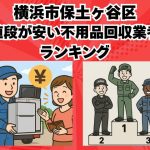 保土ヶ谷区　値段が安い不用品回収業者ランキング